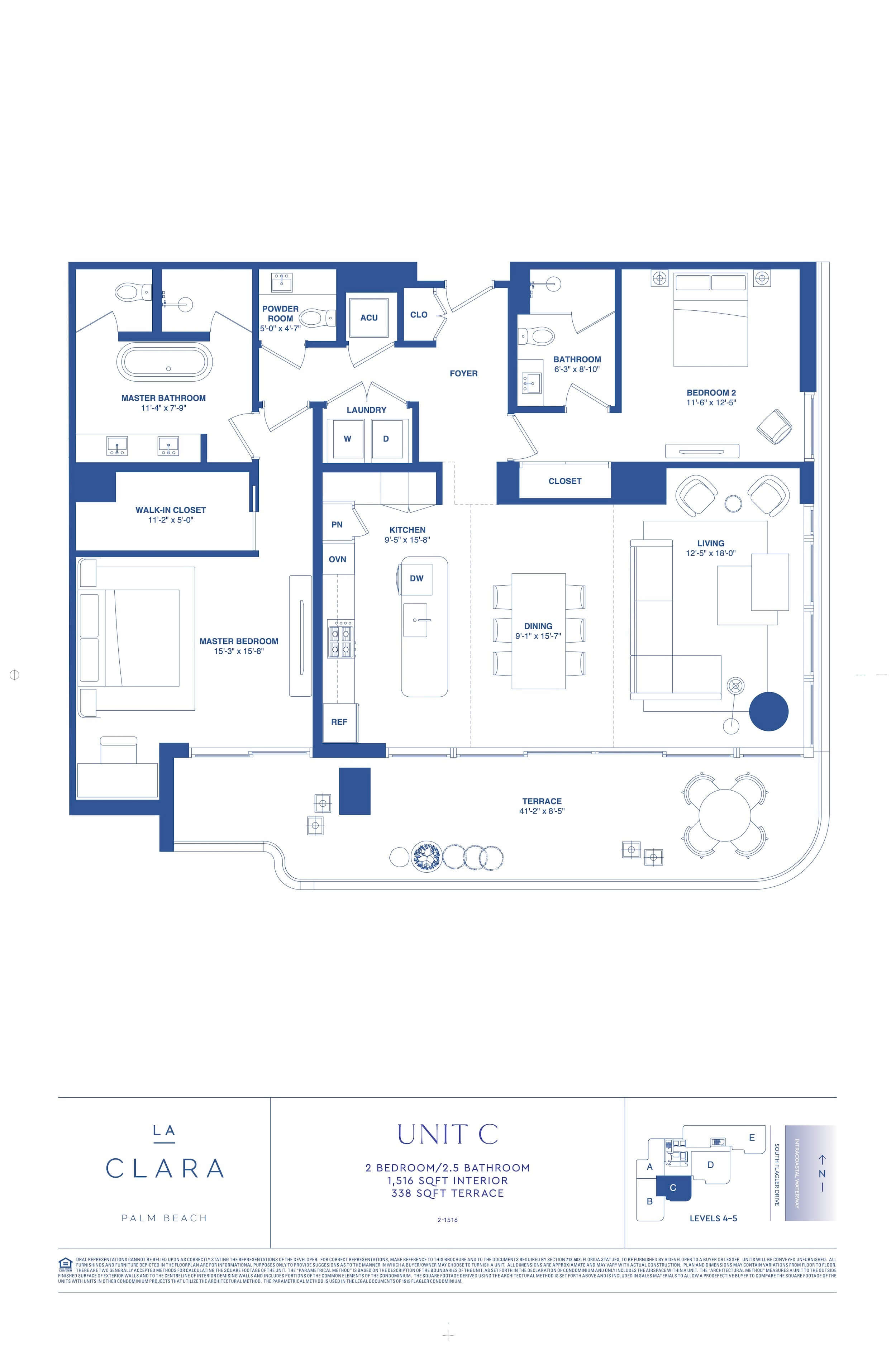 La Clara Palm Beach — Unit C
