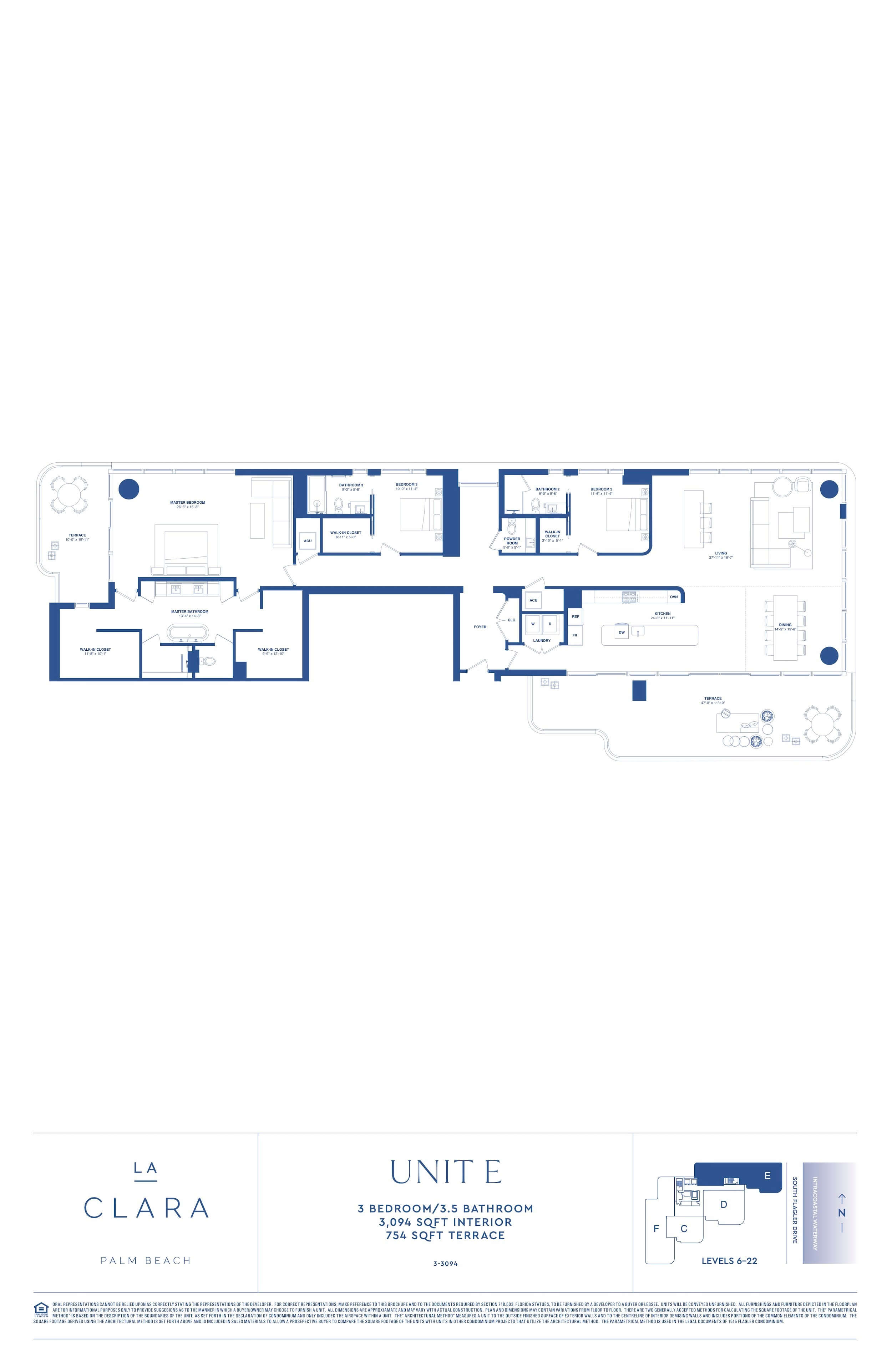 La Clara Palm Beach — Unit E