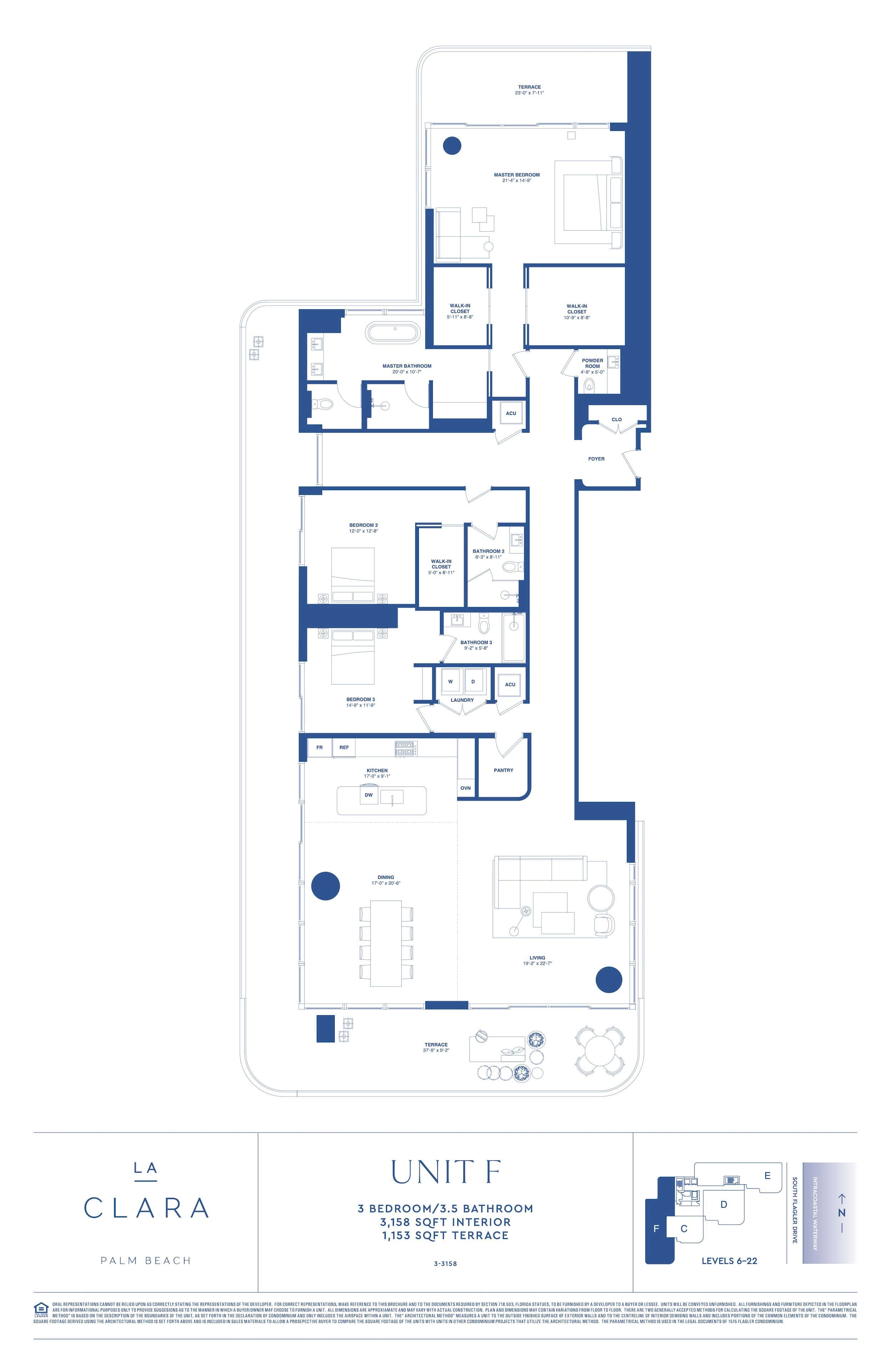 La Clara Palm Beach — Unit F