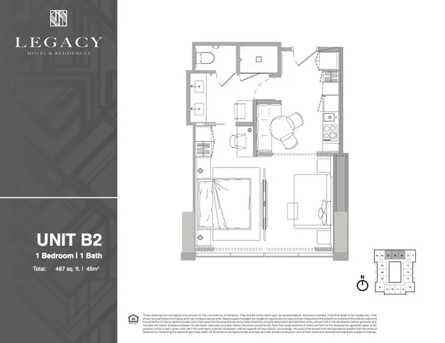 Legacy Downtown Miami Hotel and Residences — Unit B2