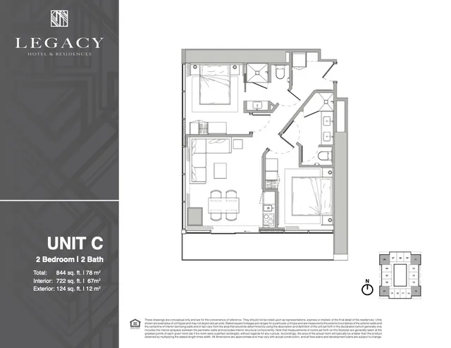 Legacy Downtown Miami Hotel and Residences — Unit C