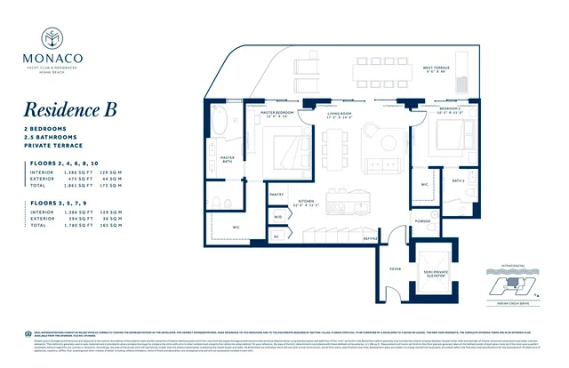 Monaco Yacht Club and Residences Miami Beach — Residence B