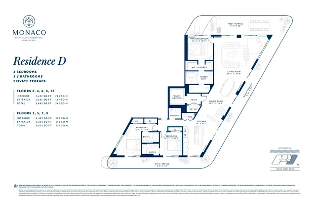 Monaco Yacht Club and Residences Miami Beach — Residence D