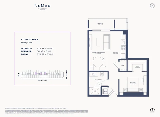Nomad Residences Wynwood — Studio Type B