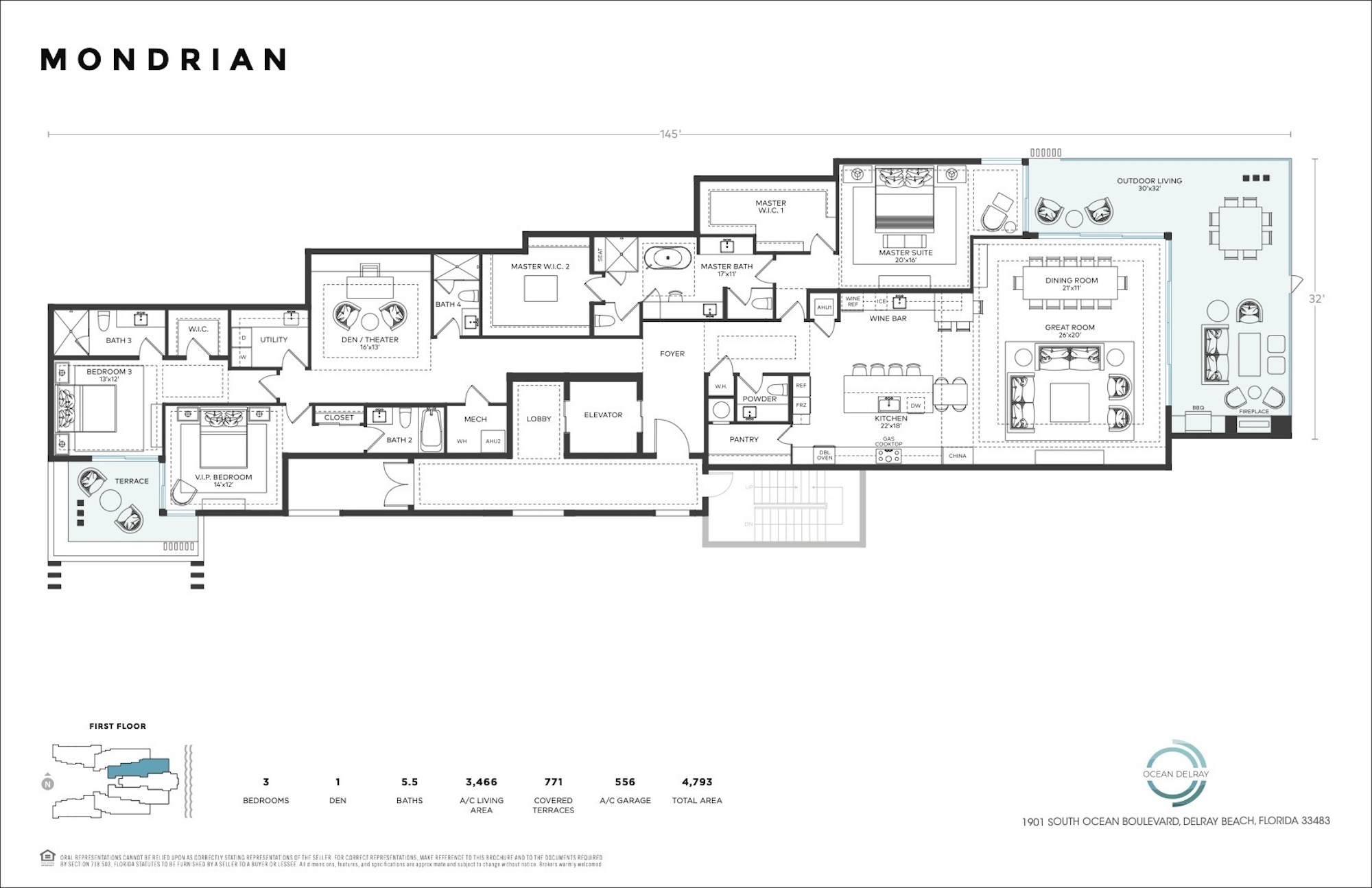 Ocean Delray Condos — Mondrian