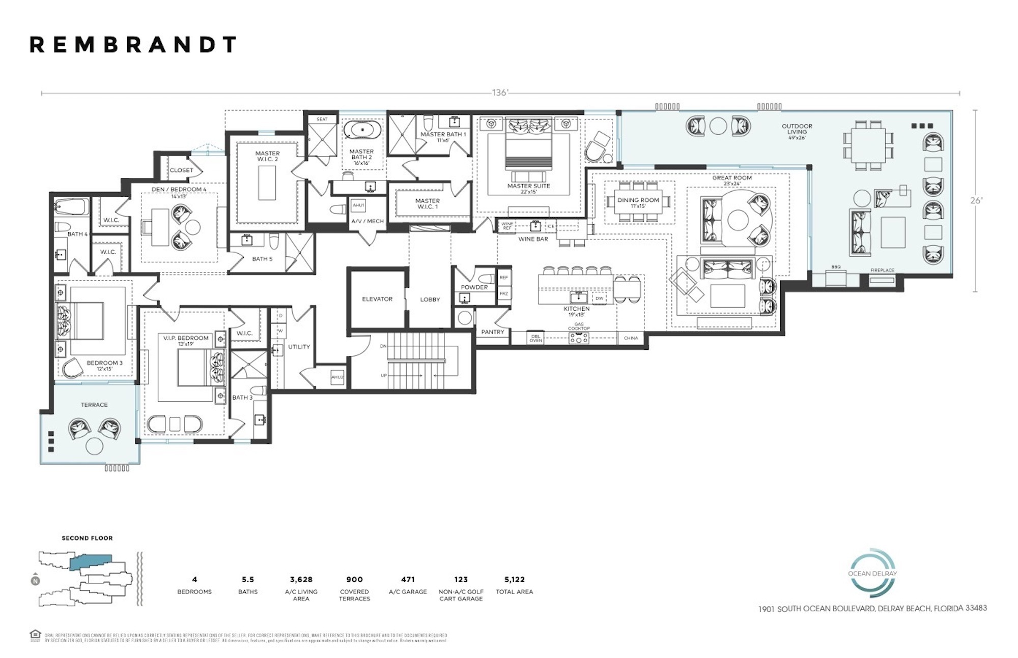 Ocean Delray Condos — Rembrandt