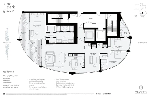 Park Grove — One park Grove Residence D