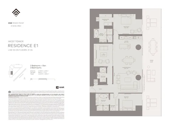 One River Point — Residence E1