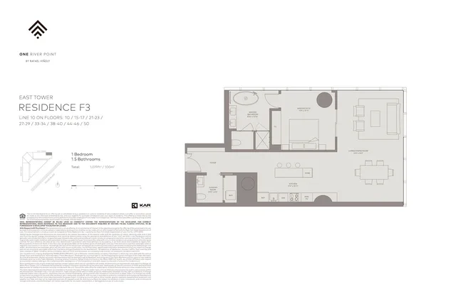 One River Point — Residence F3