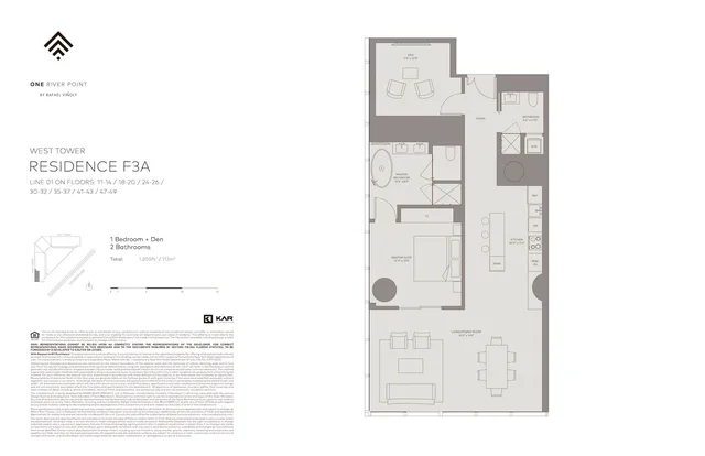 One River Point — Residence F3A