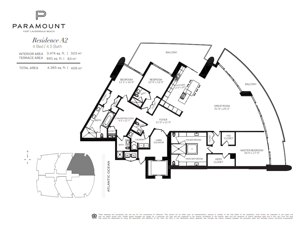 Paramount Fort Lauderdale — Residence A2