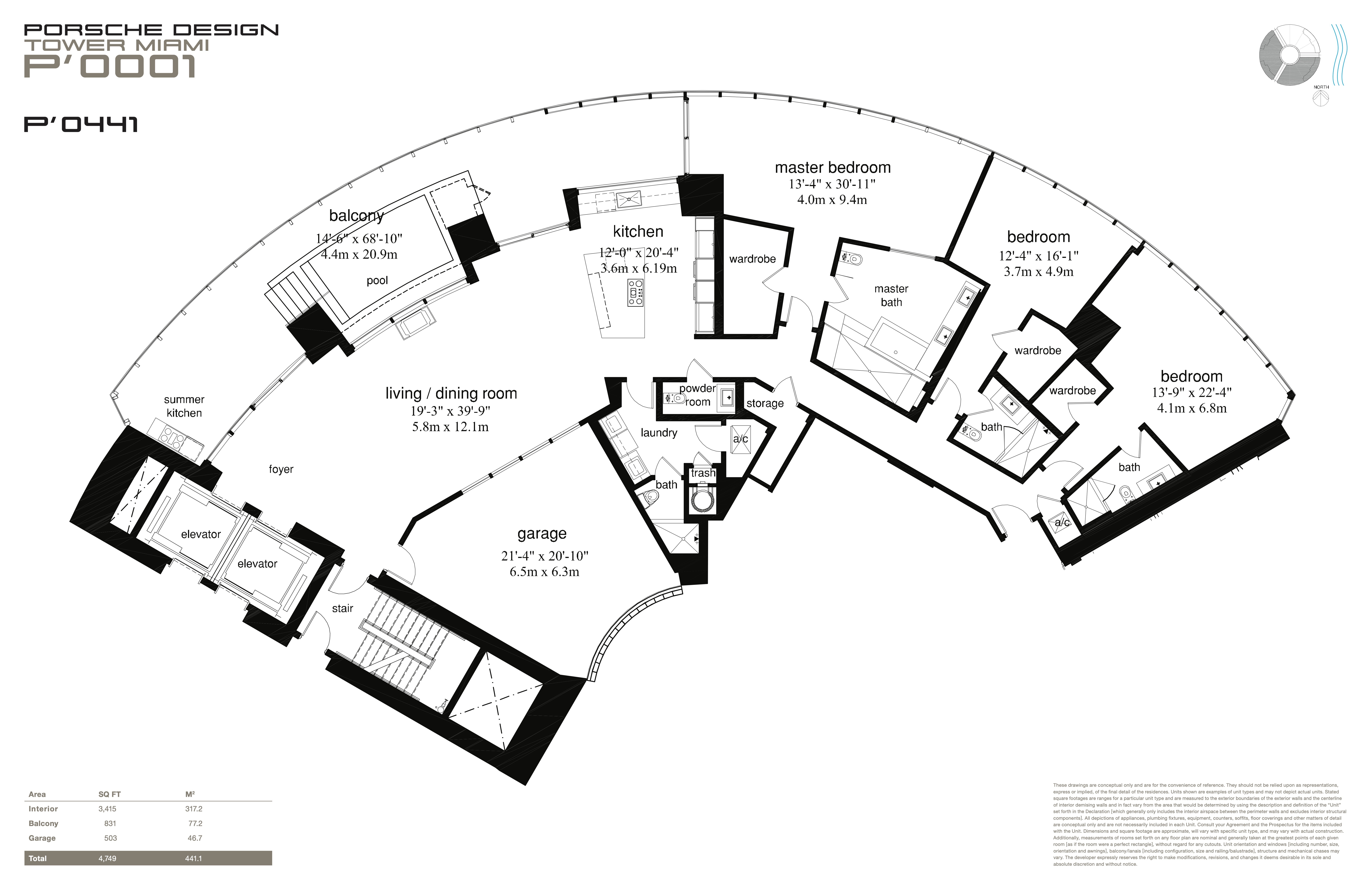 Porsche Design Tower — P'0441