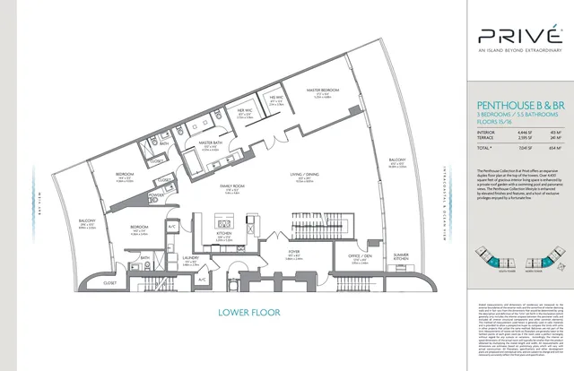 Prive Island Residences — Penthouse B &amp; BR