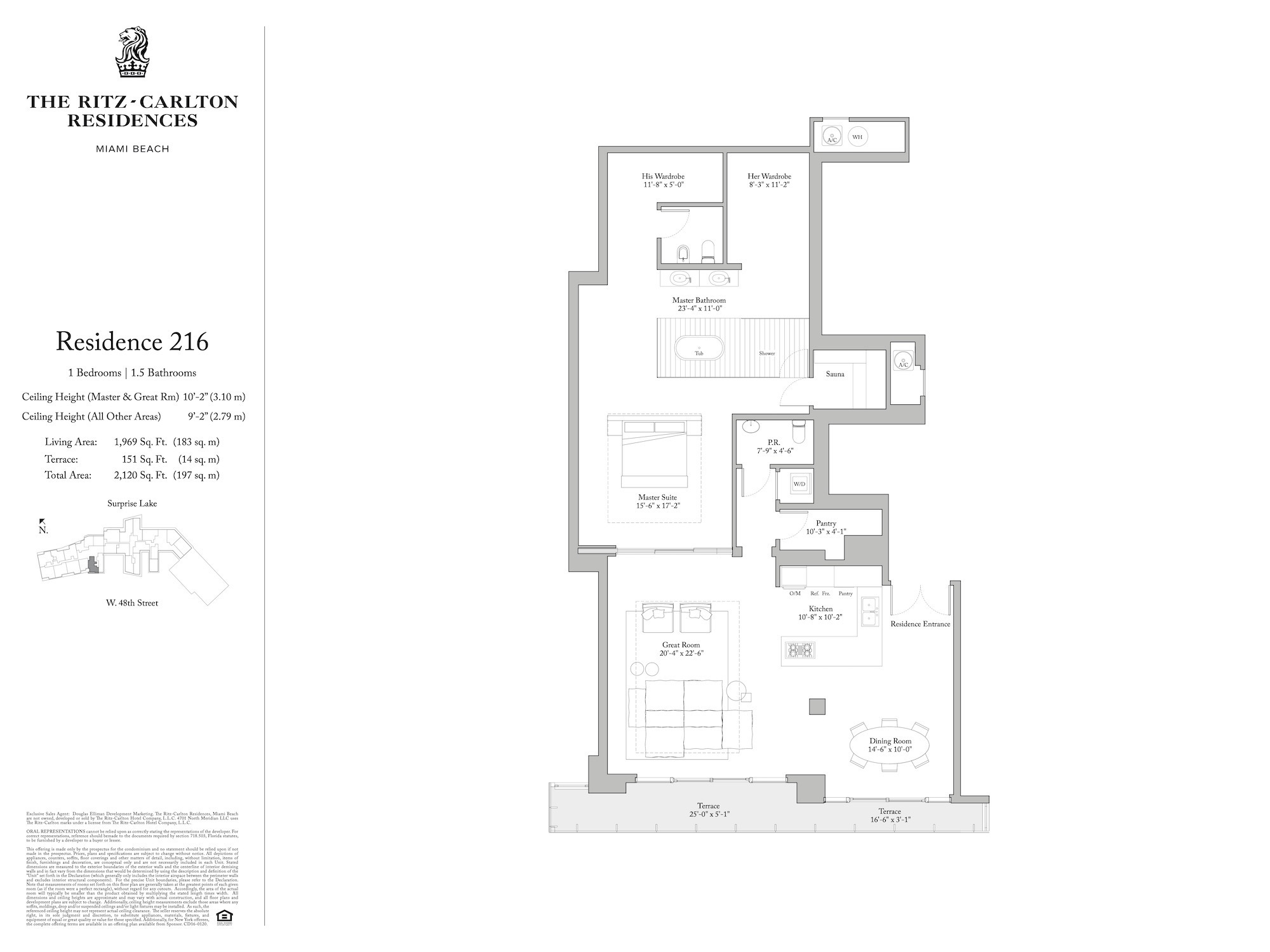 The Ritz Carlton Residences Miami Beach — Residence 216