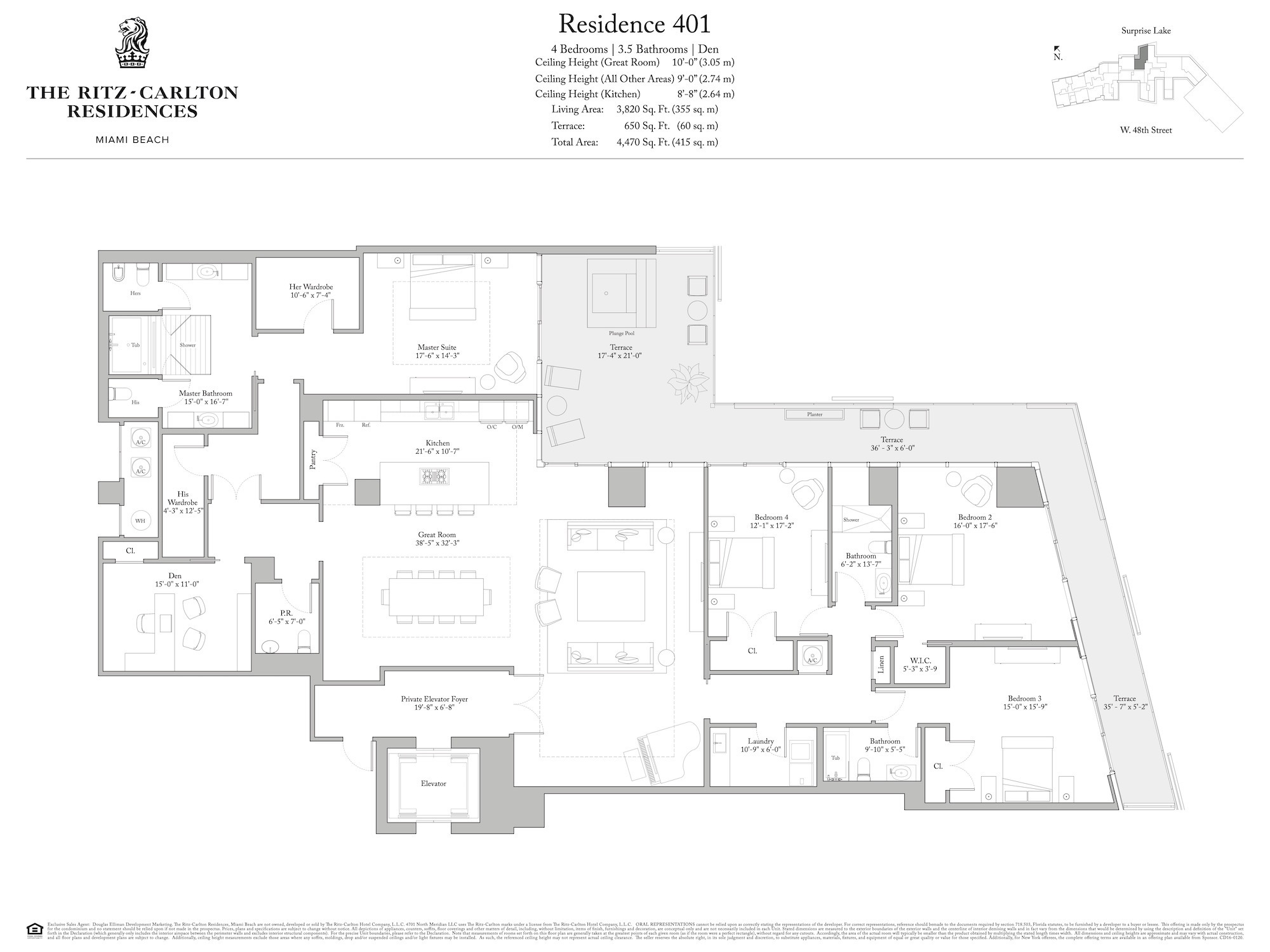 The Ritz Carlton Residences Miami Beach — Residence 401