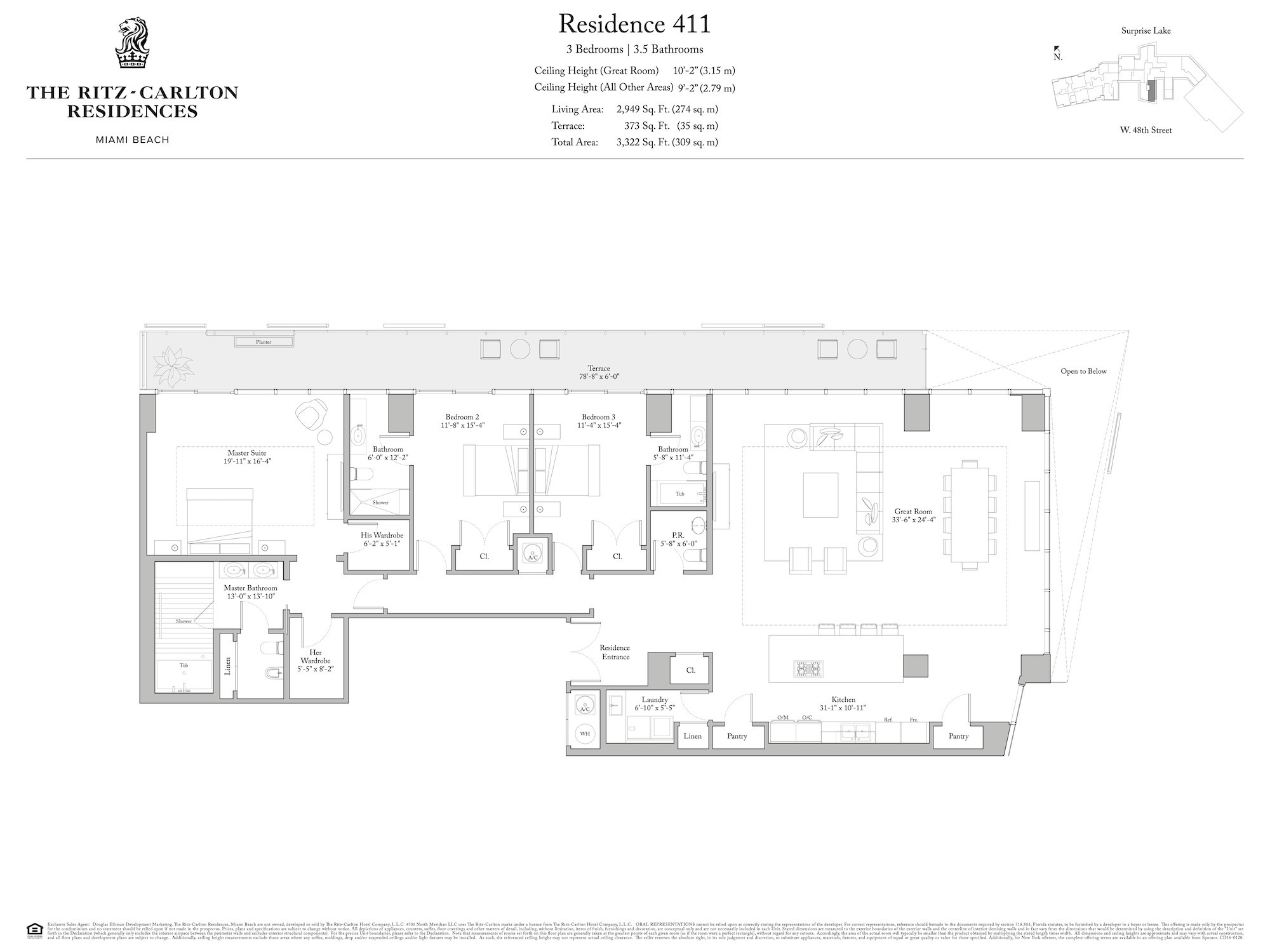 The Ritz Carlton Residences Miami Beach — Residence 411