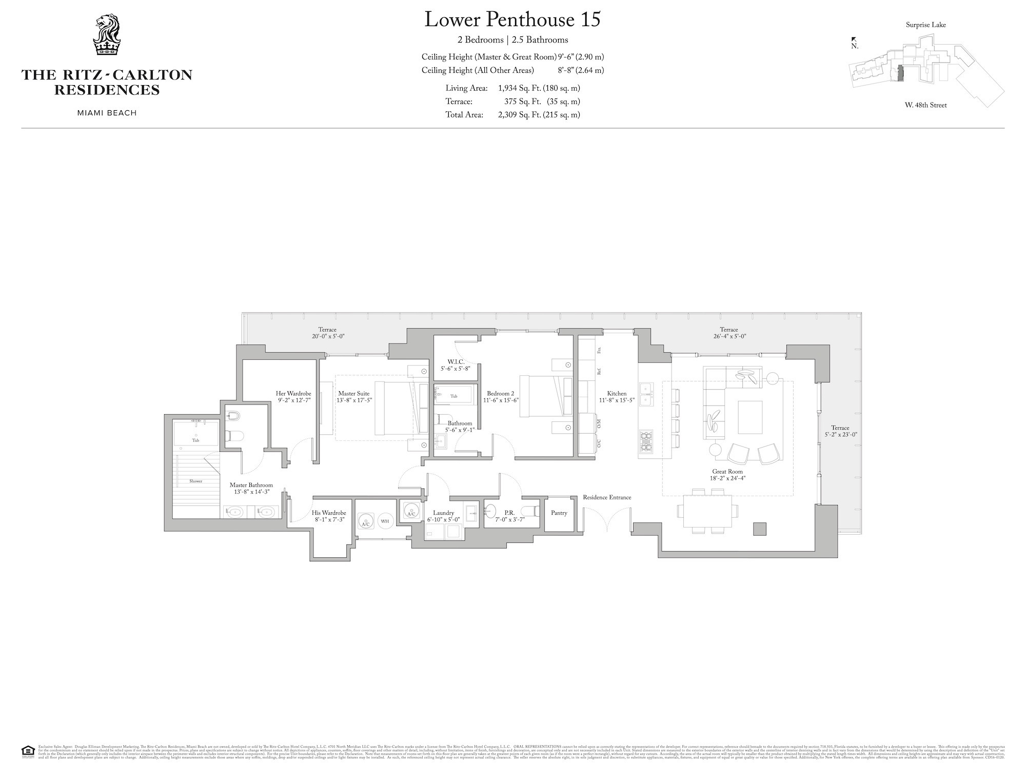 The Ritz Carlton Residences Miami Beach — LPH 15