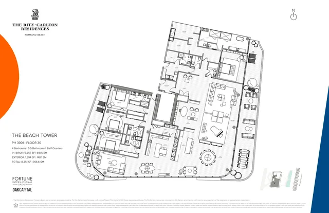 The Ritz-Carlton Residences Pompano Beach — The Beach Tower PH 3001