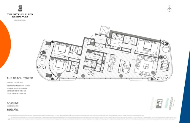 The Ritz-Carlton Residences Pompano Beach — Beach Tower Unit 01