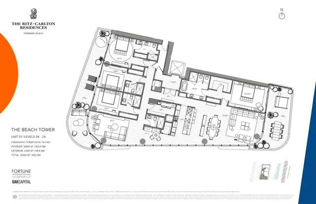 The Ritz-Carlton Residences Pompano Beach — Beach Tower Unit 01