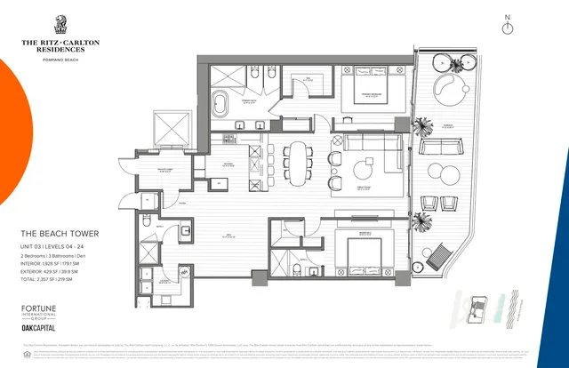 The Ritz-Carlton Residences Pompano Beach — Beach Tower Unit 03