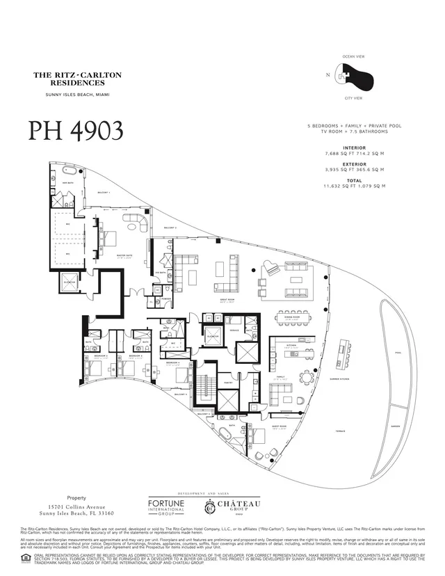 The Ritz-Carlton Residences, Sunny Isles Beach — PH 4903