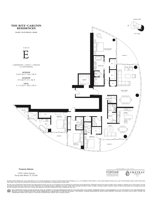 The Ritz-Carlton Residences, Sunny Isles Beach — Unit E