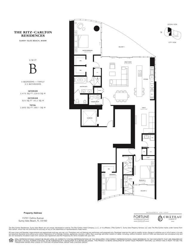 The Ritz-Carlton Residences, Sunny Isles Beach — Unit B