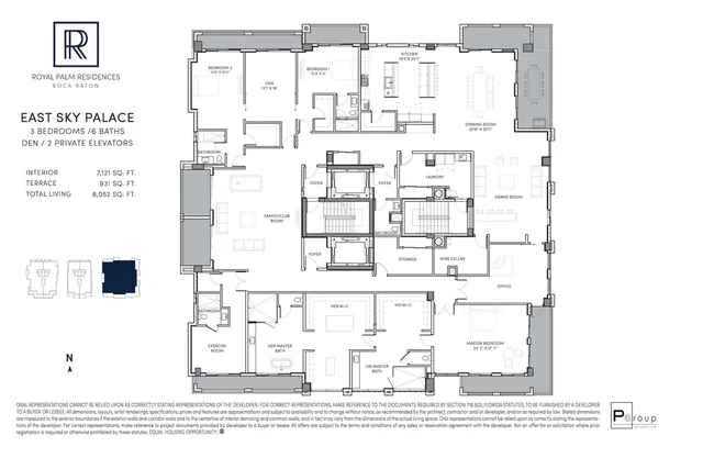 Royal Palm Residences Boca Raton — East Sky Palace