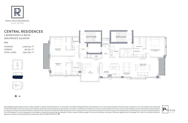 Royal Palm Residences Boca Raton — Central Residences 604