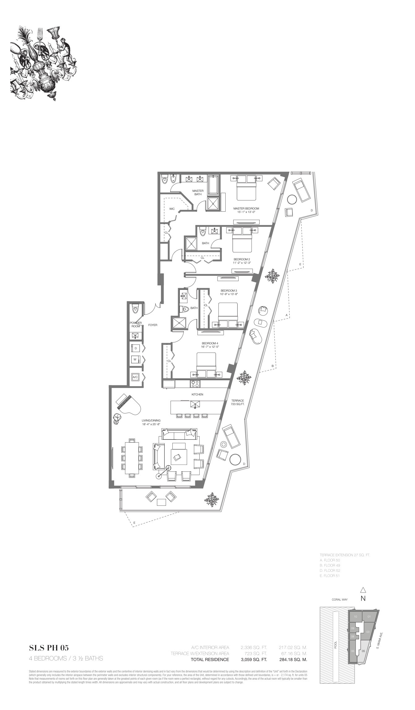 SLS Brickell Hotel & Residences — PH 05