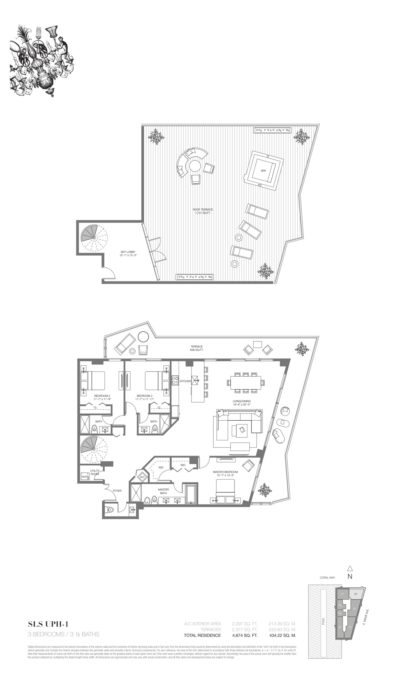 SLS Brickell Hotel & Residences — UPH 1
