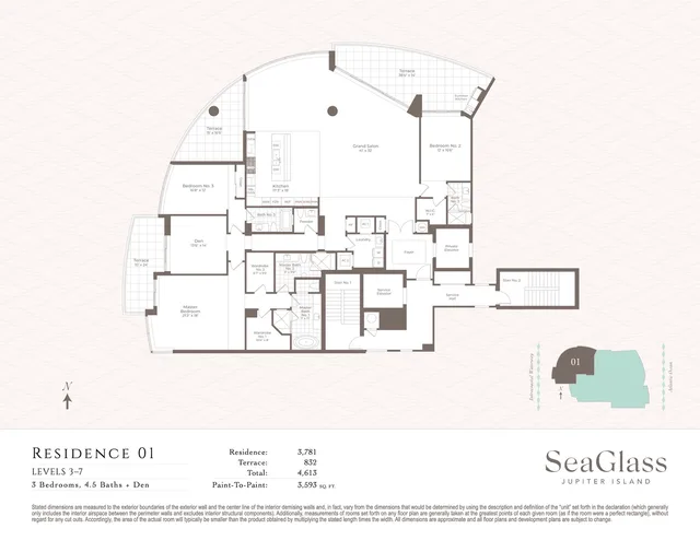 Seaglass Jupiter Island — Residence 01