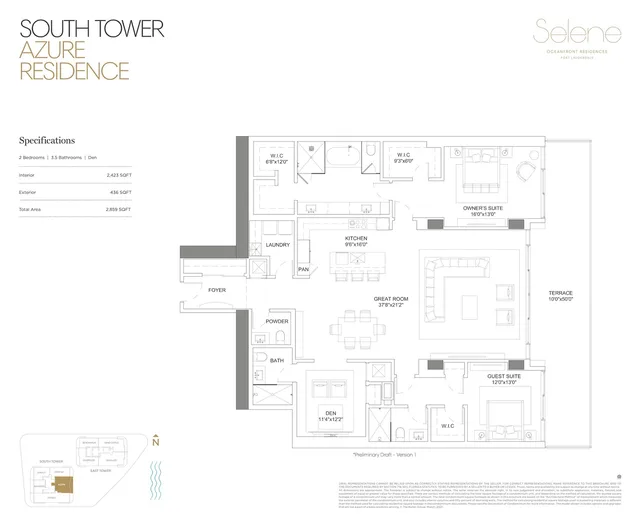 Selene Ft Lauderdale — Azure Residence