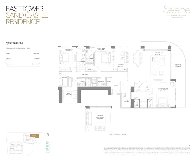Selene Ft Lauderdale — Sand Castle Residence