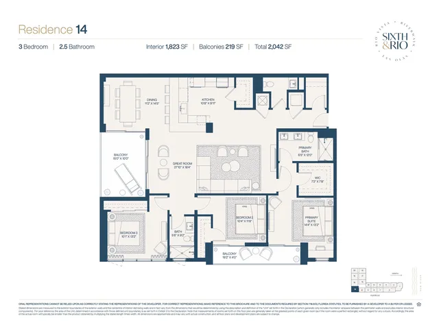 Sixth & Rio Fort Lauderdale — Residence 14