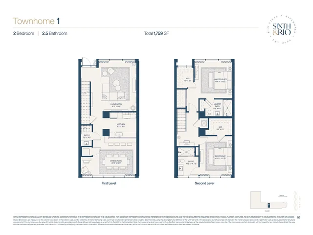 Sixth & Rio Fort Lauderdale — Townhome 1