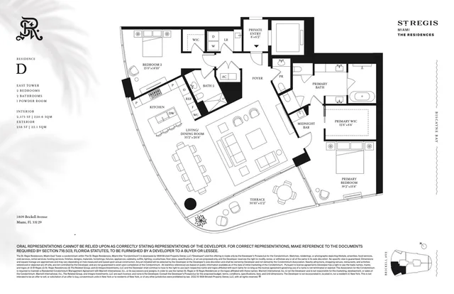 St Regis Residences Miami Brickell — Residence D