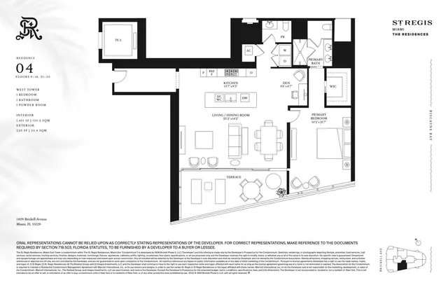 St Regis Residences Miami Brickell — Residence 04