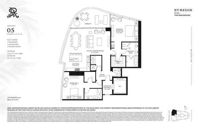 St Regis Residences Miami Brickell — Residence 05