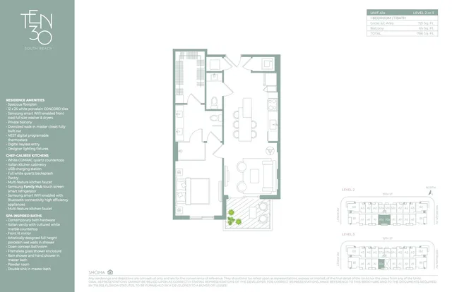 Ten30 South Beach — Unit A1a