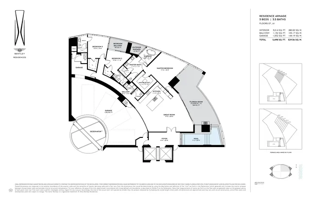 Bentley Residences Sunny Isles Beach — Residence Arnage