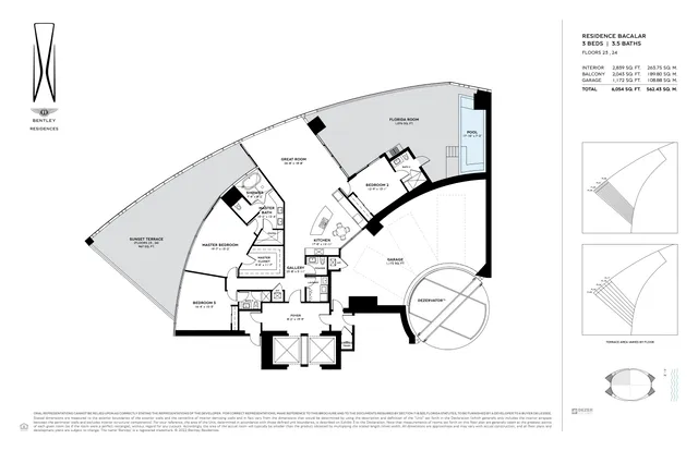 Bentley Residences Sunny Isles Beach — Residence Bacalar FL 23, 24