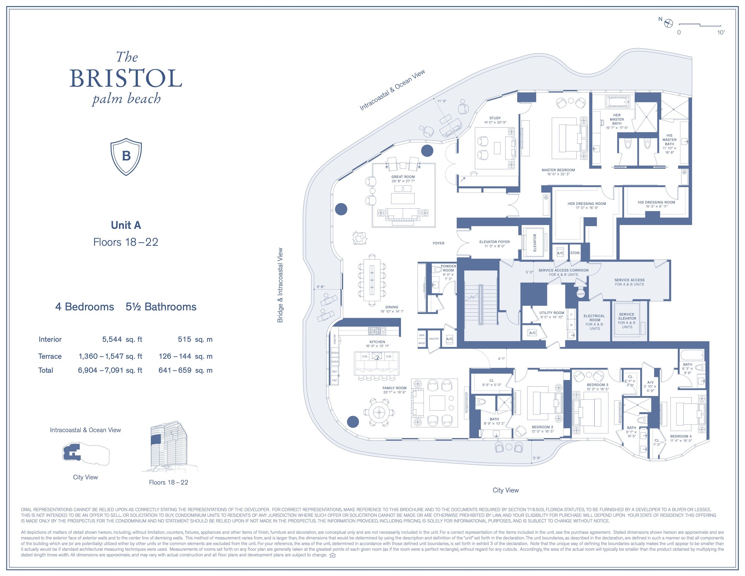 The Bristol Palm Beach — A Floors 18-22
