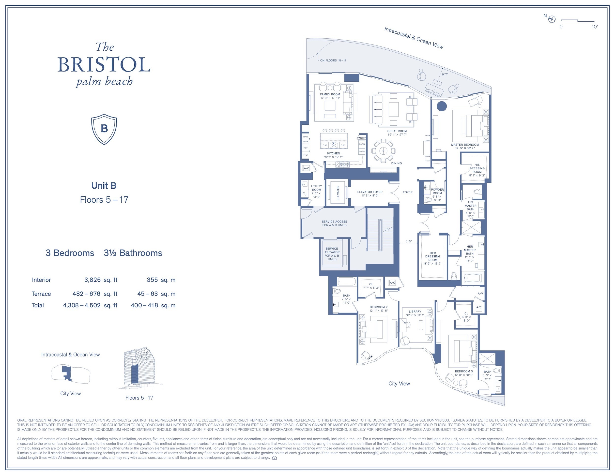 The Bristol Palm Beach — B Floors 5-17