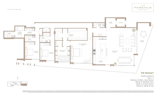 The Fairchild in Coconut Grove — The Beasley Residence A