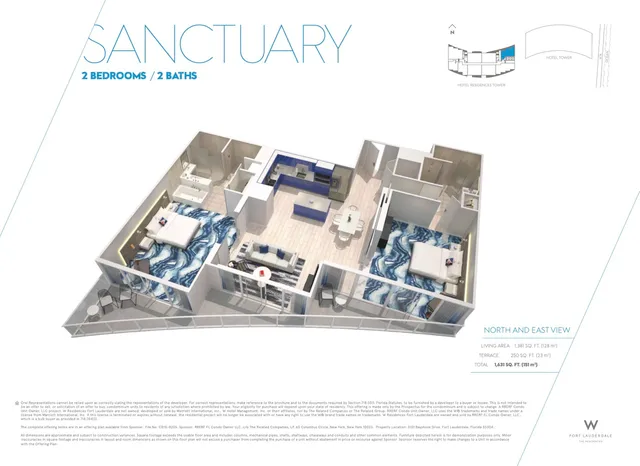 W Residences Fort Lauderdale — Sanctuary