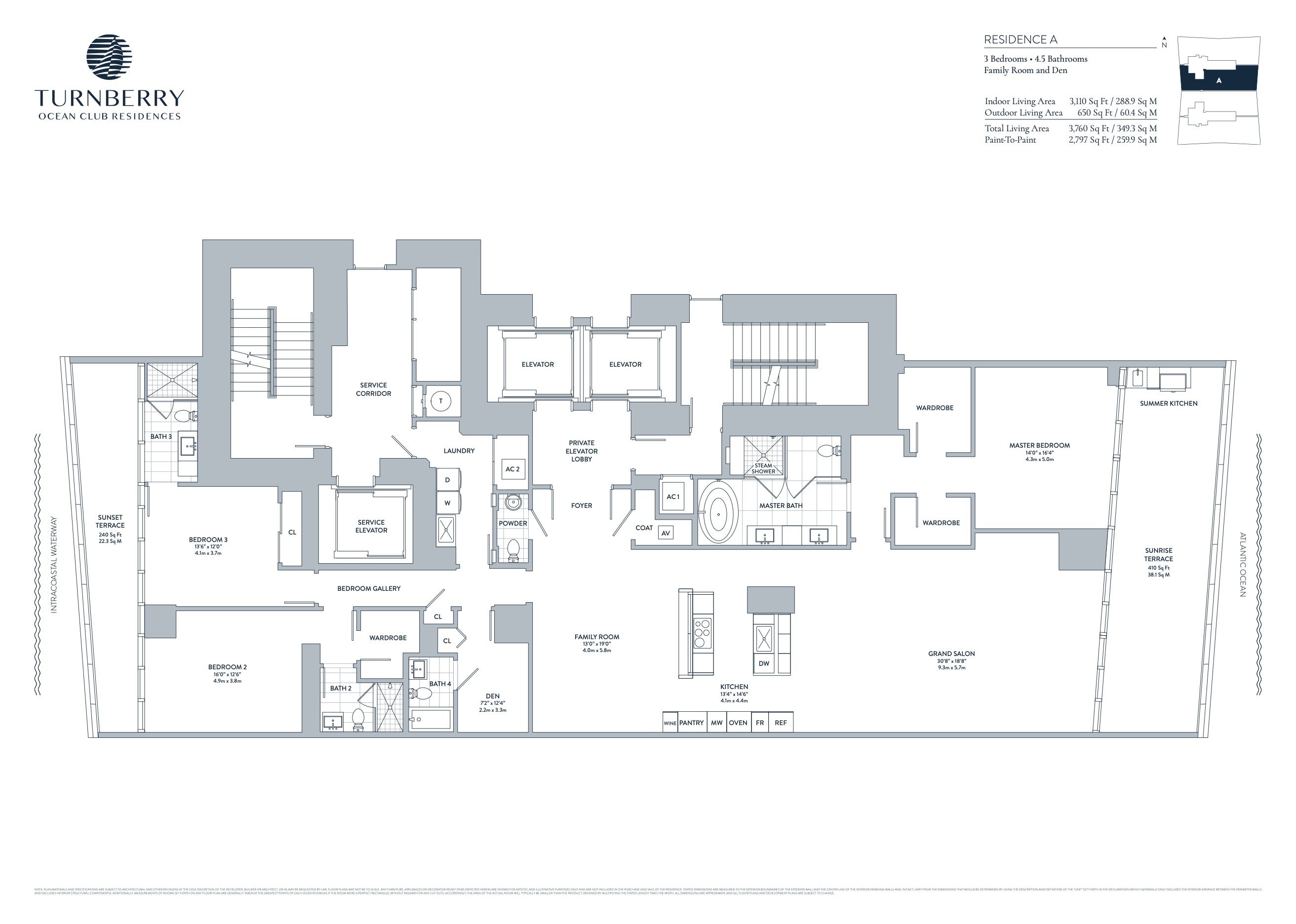 Turnberry Ocean Club Residences — Residence A