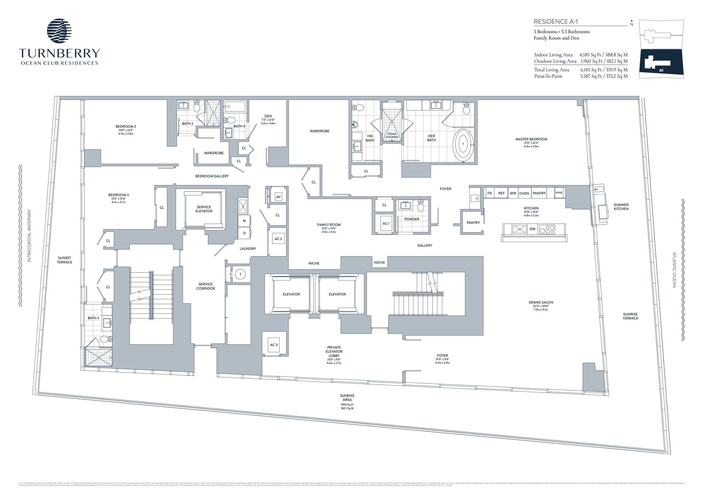 Turnberry Ocean Club Residences — Residence A-1