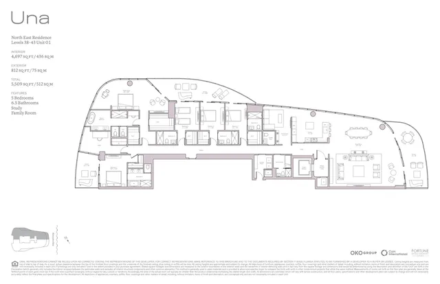 Una Residences — NE 38-43 Unit 01